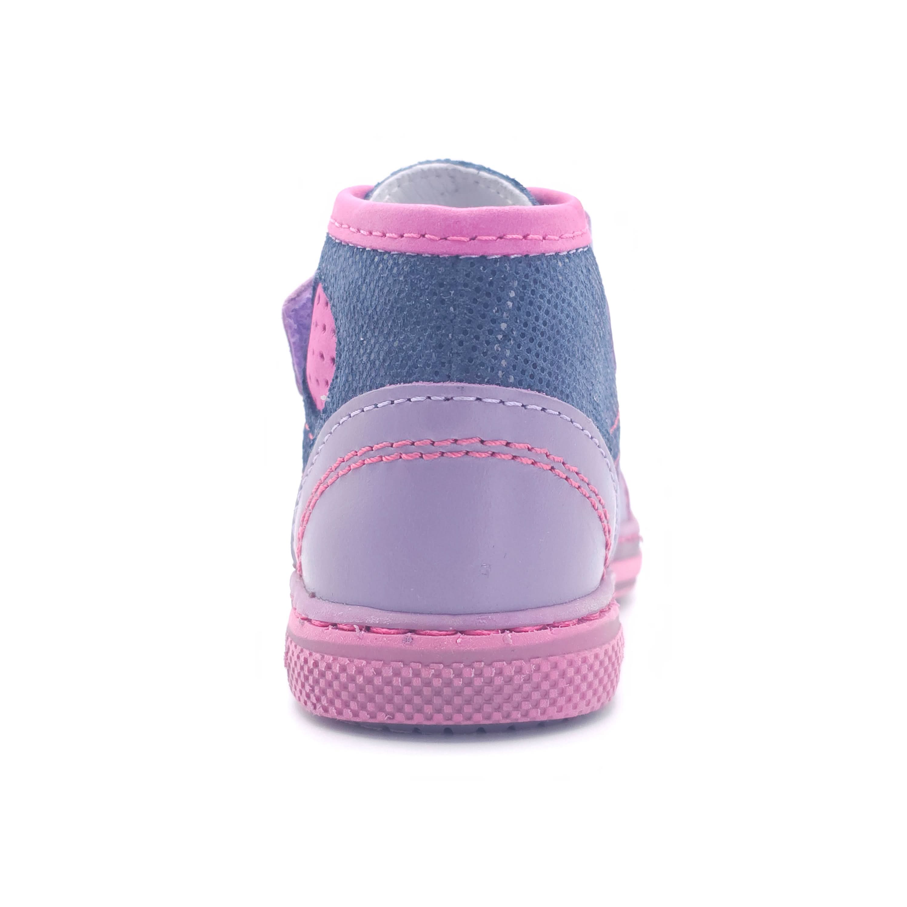 Girls Double Velcro Shoe In Purple - Cover Baby LLC