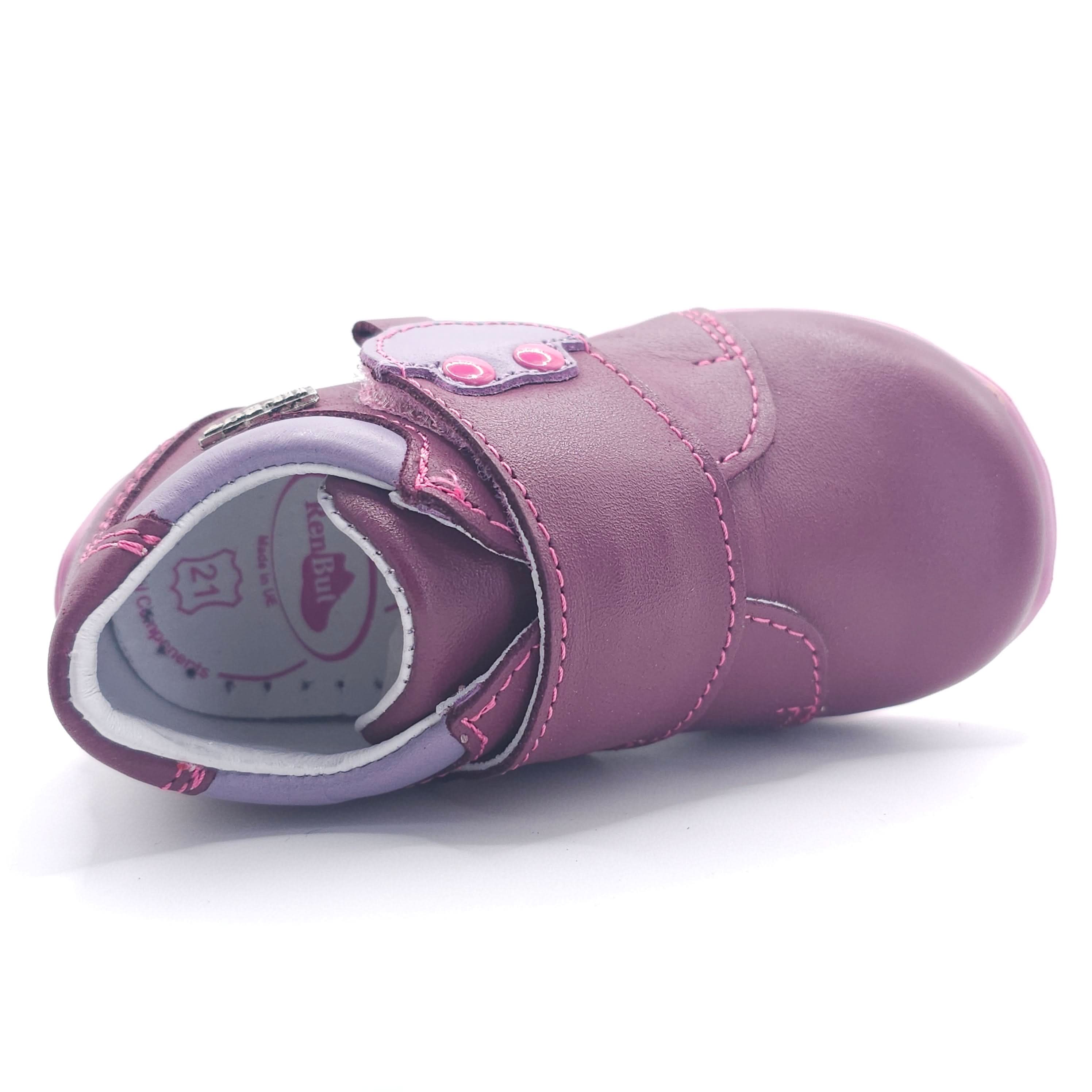 Girls Velcro shoe In Purple - Cover Baby LLC