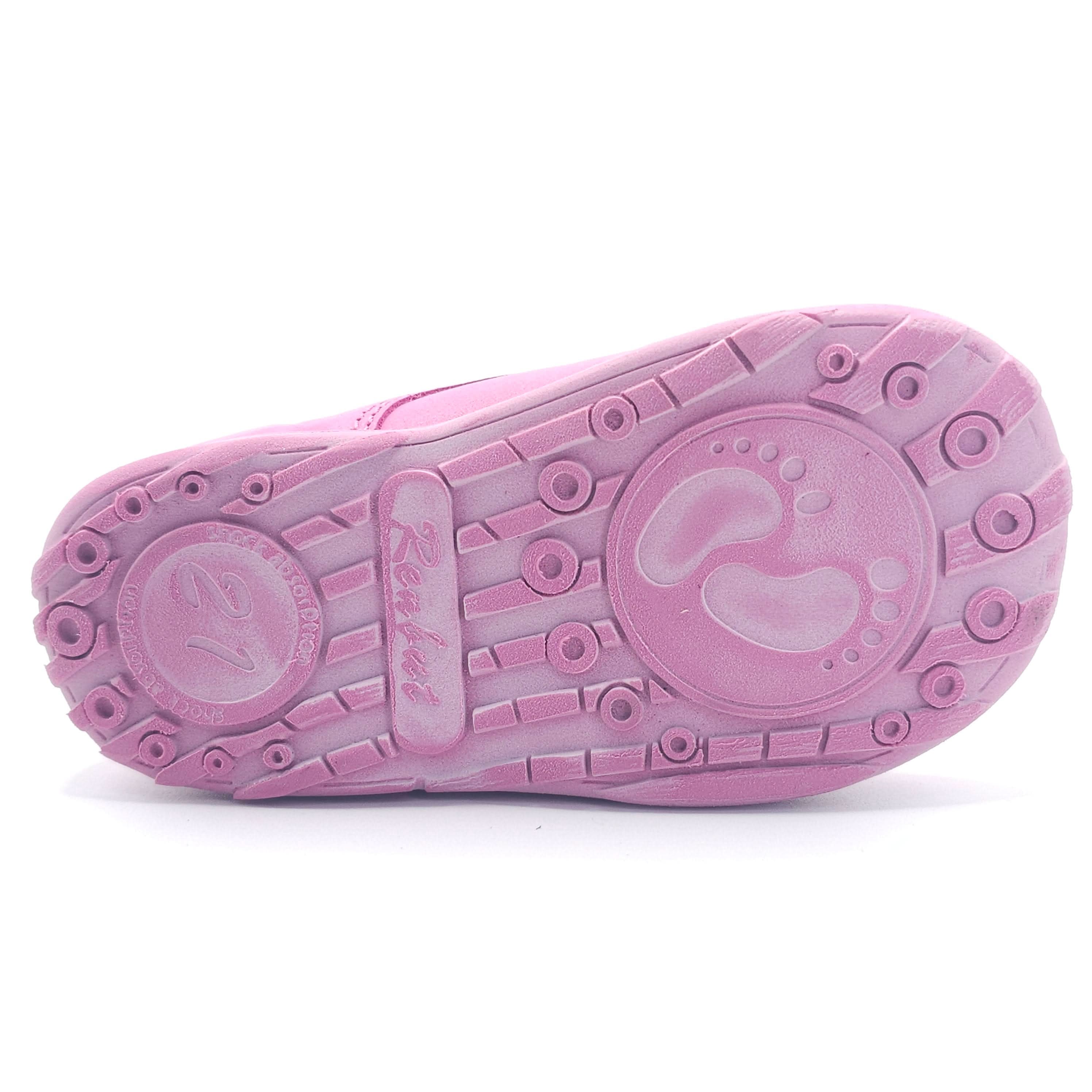 Girls Double Velcro Shoe In Pink - Cover Baby LLC