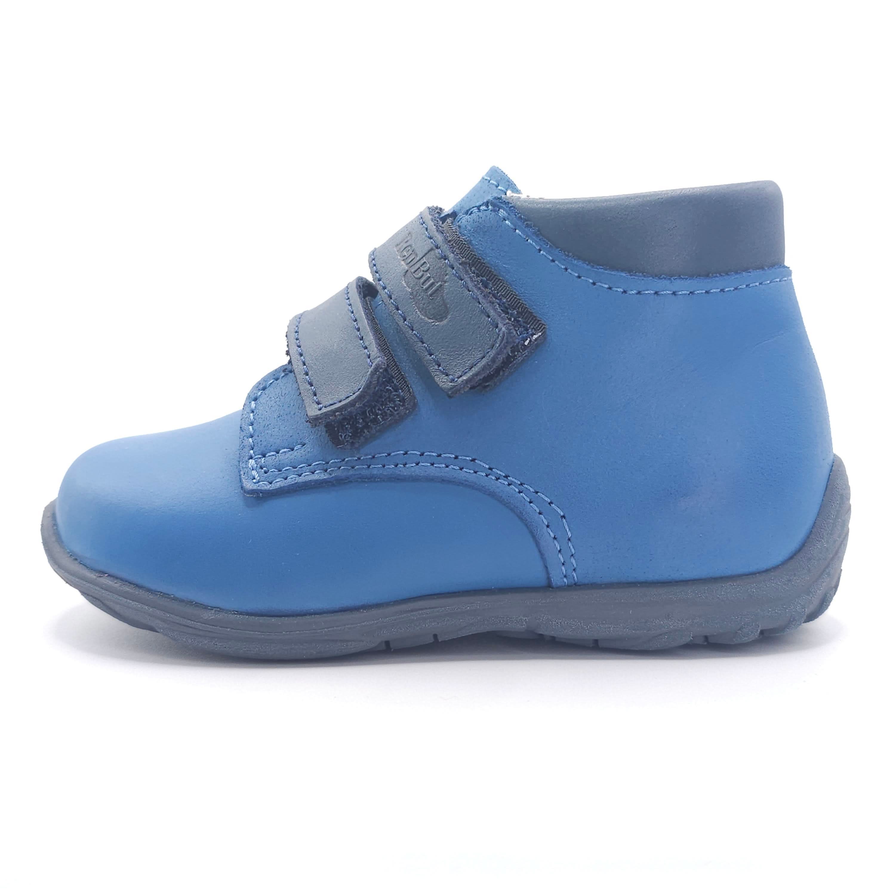 Boys Double Velcro Shoe In Blue - Cover Baby LLC