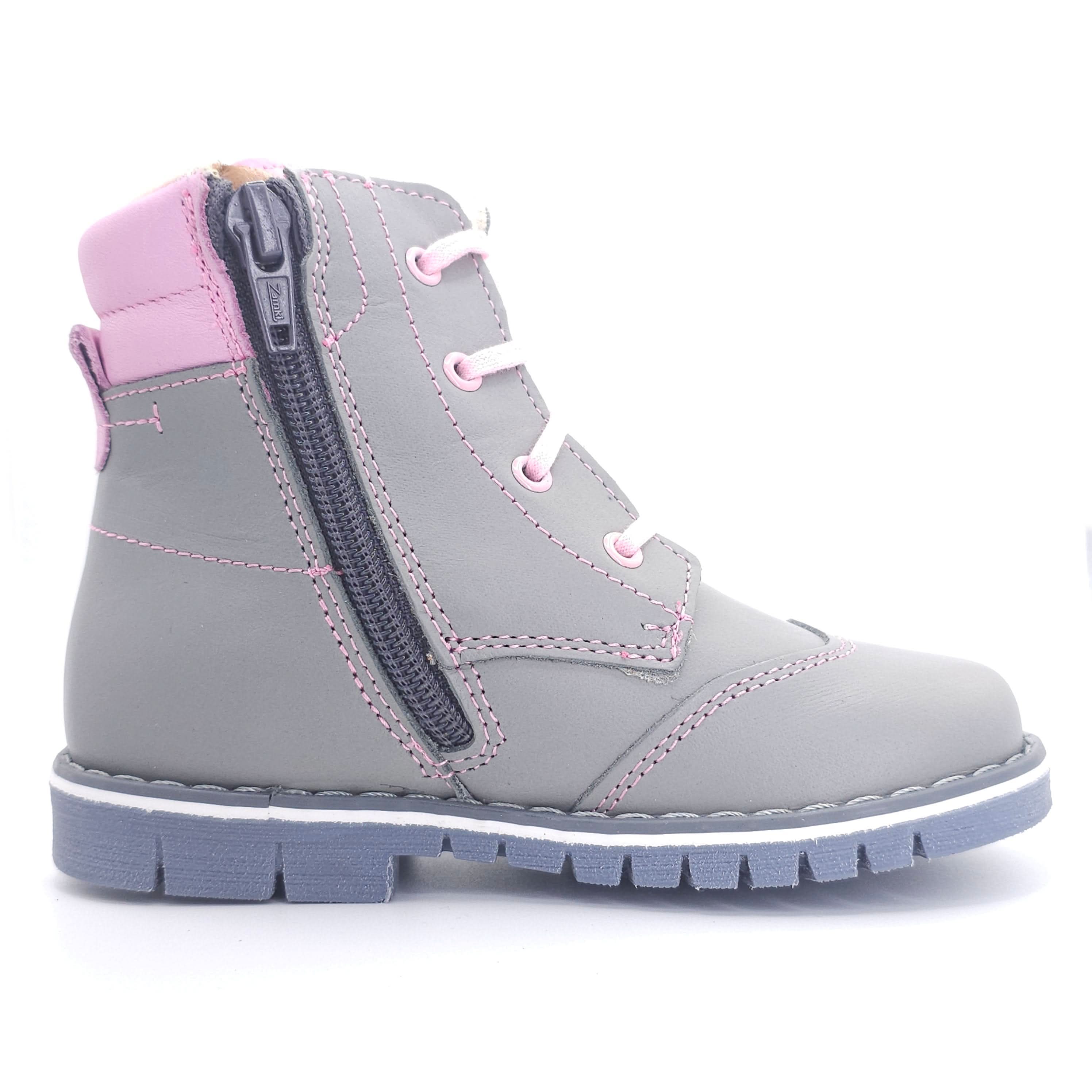 Girls Gray Winter Boot - Cover Baby LLC