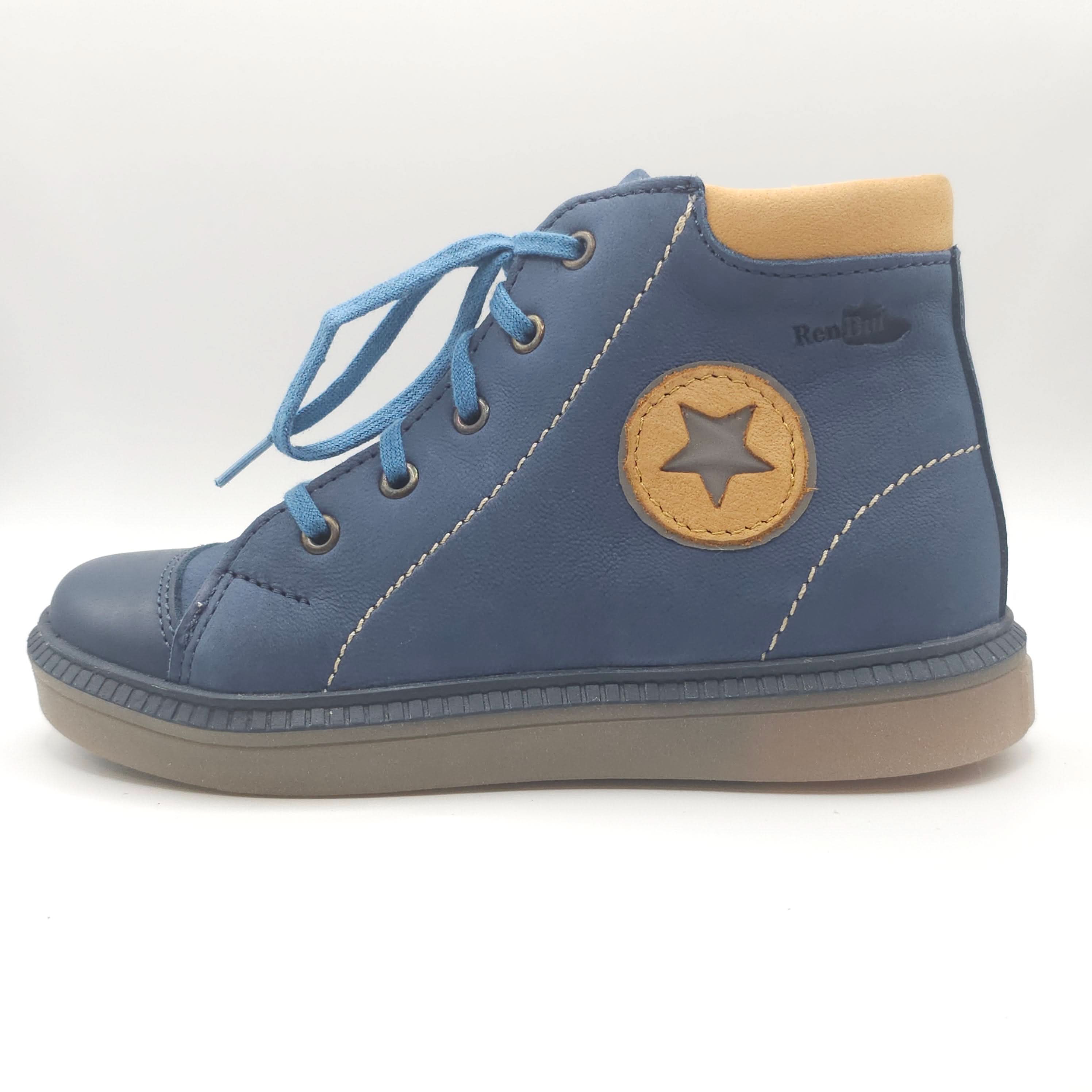 Boys Blue Navy Star Shoe - Cover Baby LLC