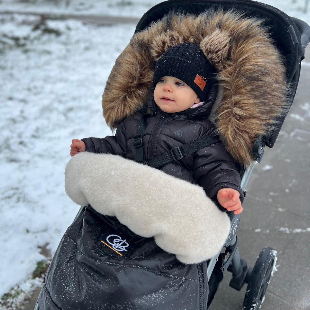 Premium Organic Wool Adjustable Footmuff - Cover Baby LLC