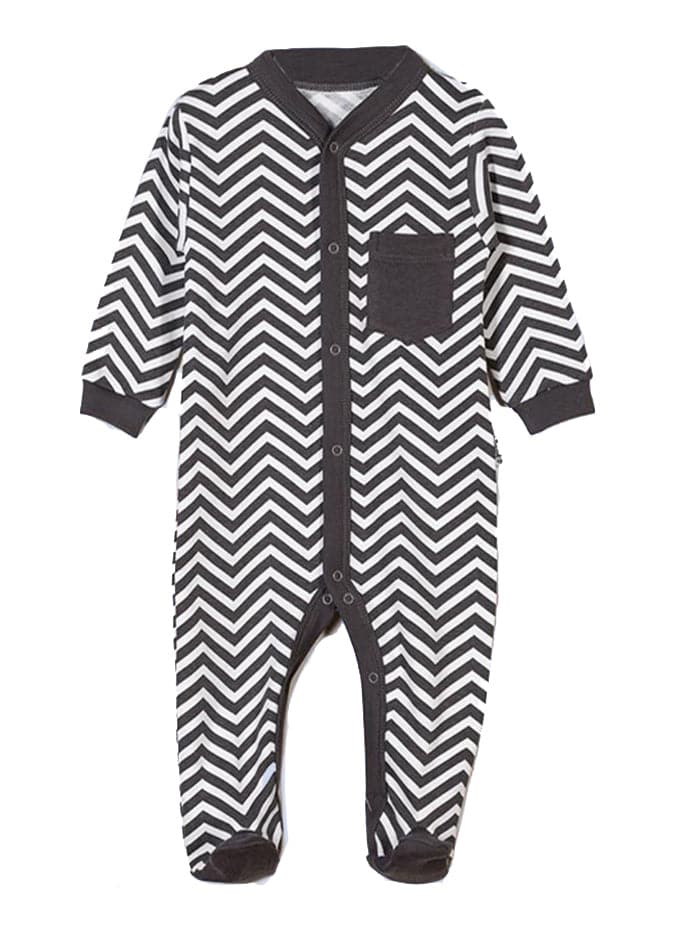 Boys Bodysuit Fox Charcoal - Cover Baby LLC