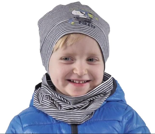 Boys Hat Alan With Scarf - Cover Baby LLC