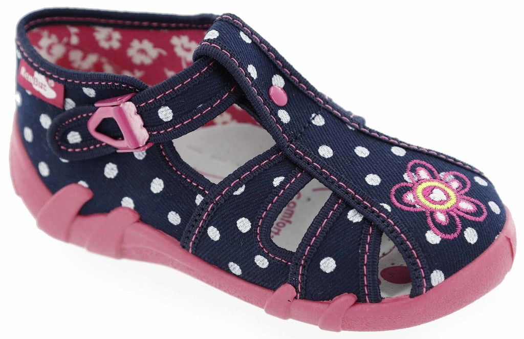 Girls Canvas Shoe Flower Power - Cover Baby LLC