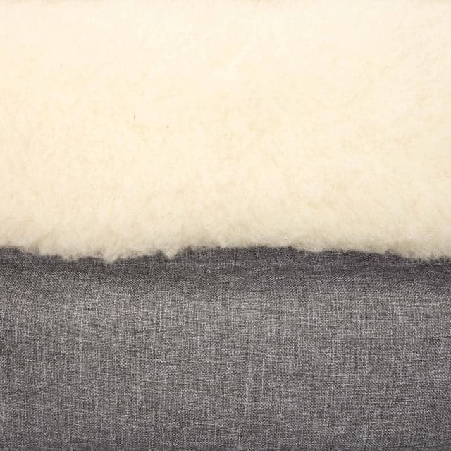 Melange Gray Premium Wool Adjustable Footmuff - Cover Baby LLC