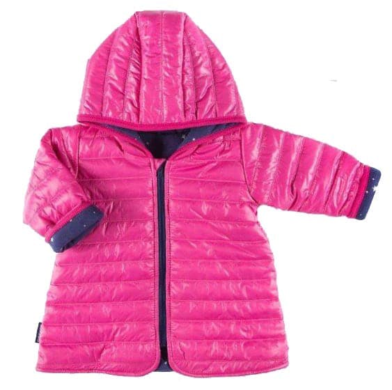 Girls Pink Quilted Coat Cover Baby LLC