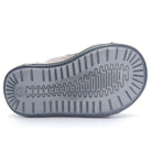 Boys High Double Velcro Shoe In Gray - Cover Baby LLC