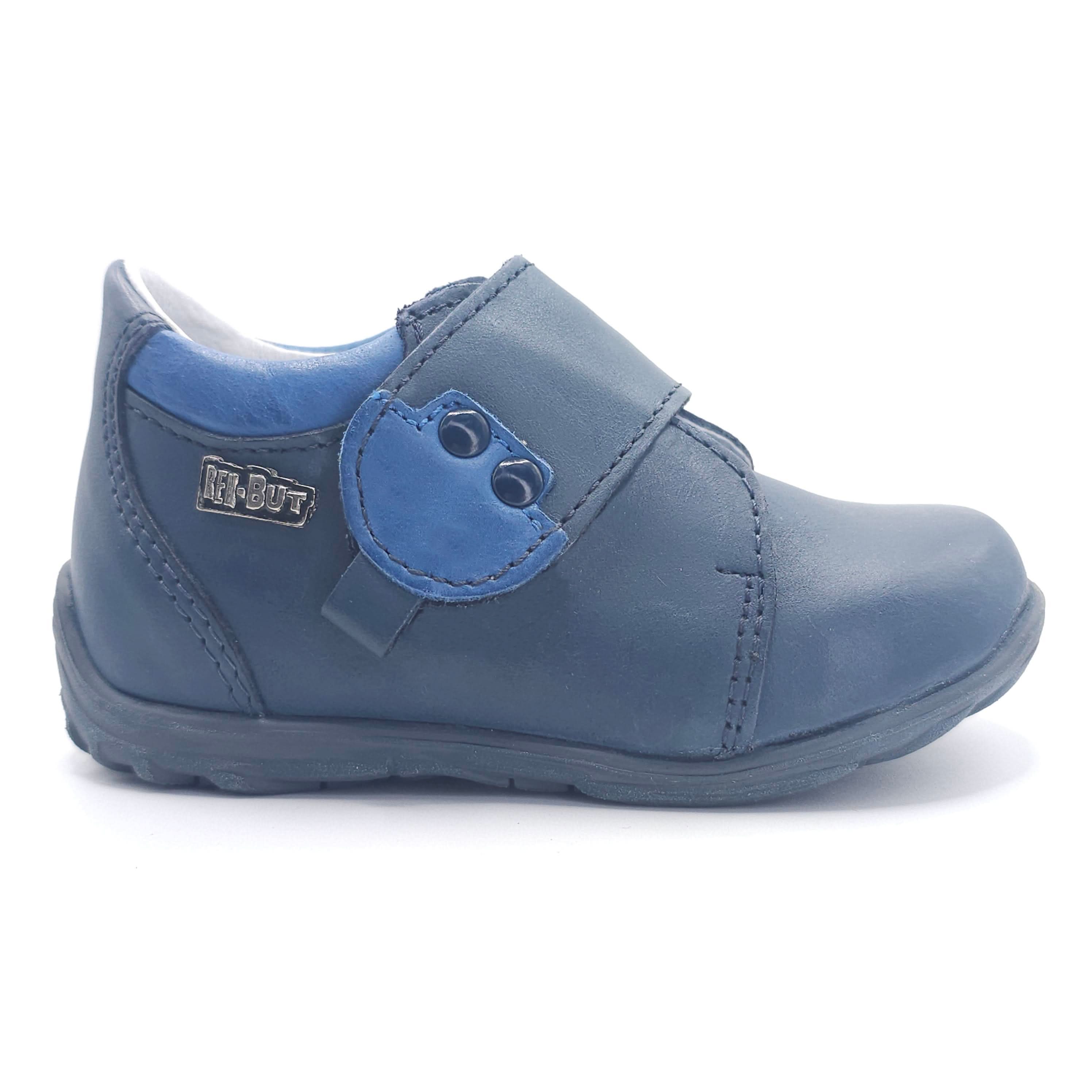 Boys Velcro Shoe In Blue Navy - Cover Baby LLC