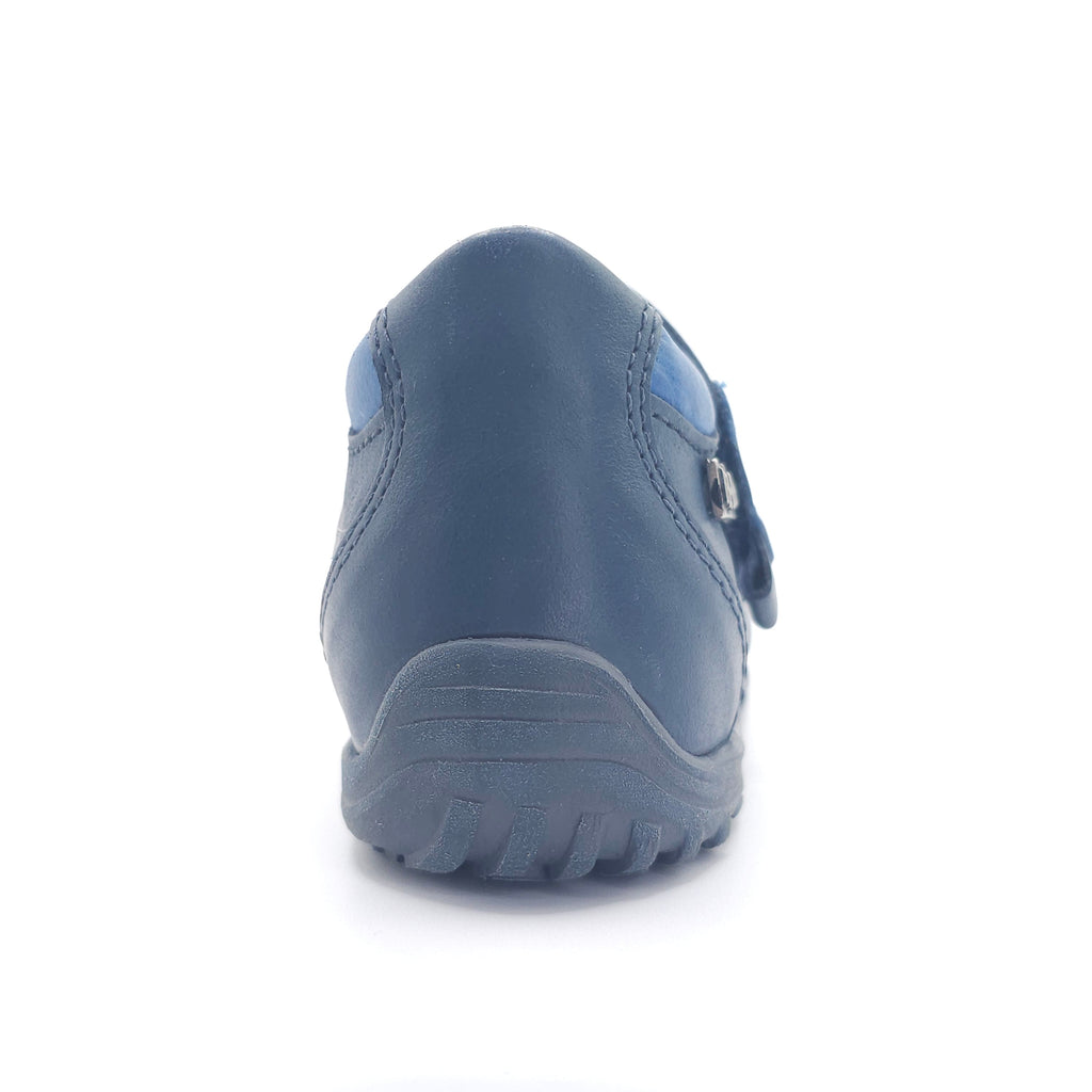 Boys Velcro Shoe In Blue Navy - Cover Baby LLC