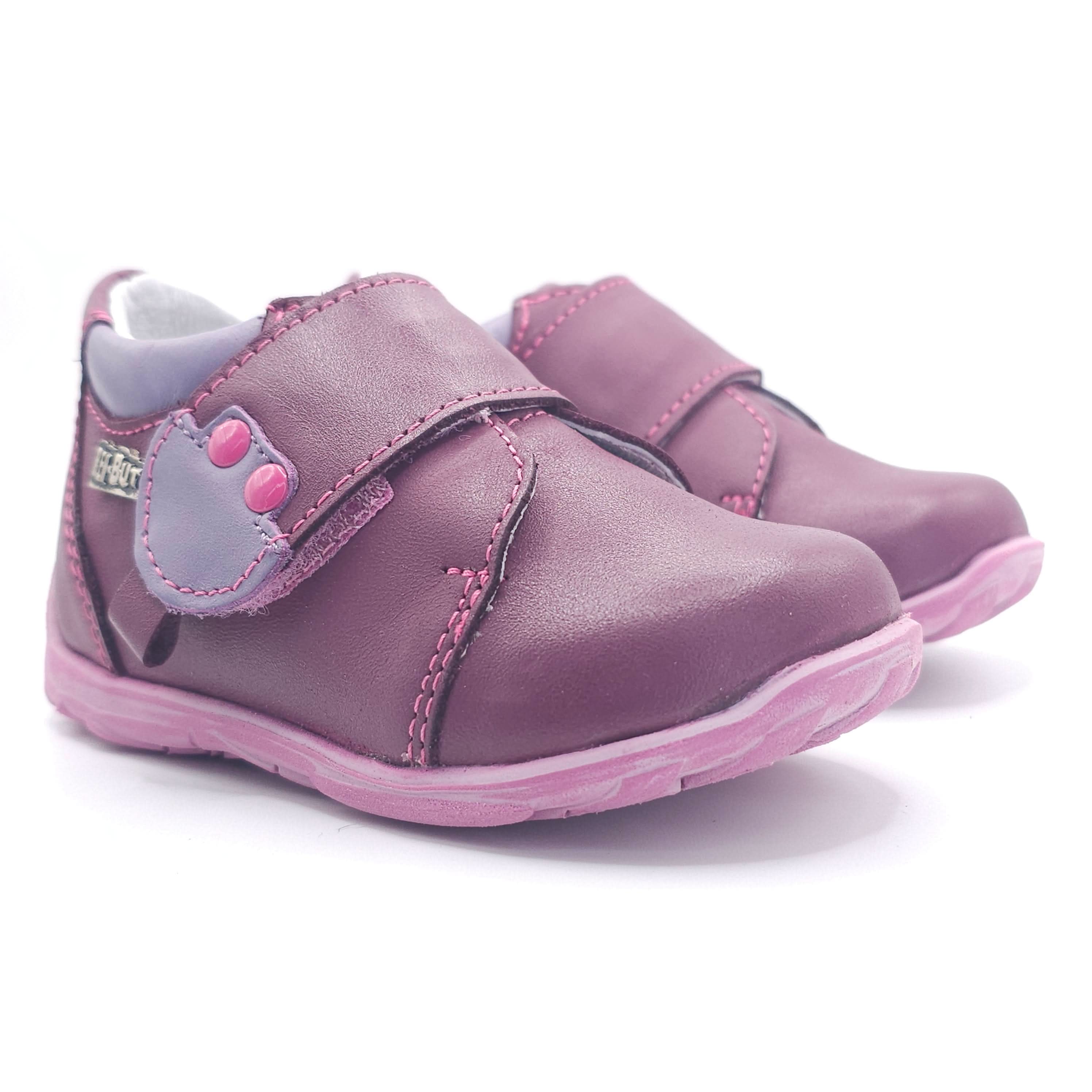 Girls Velcro shoe In Purple - Cover Baby LLC
