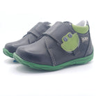 Boys Velcro Shoe In Dark Gray and Green - Cover Baby LLC