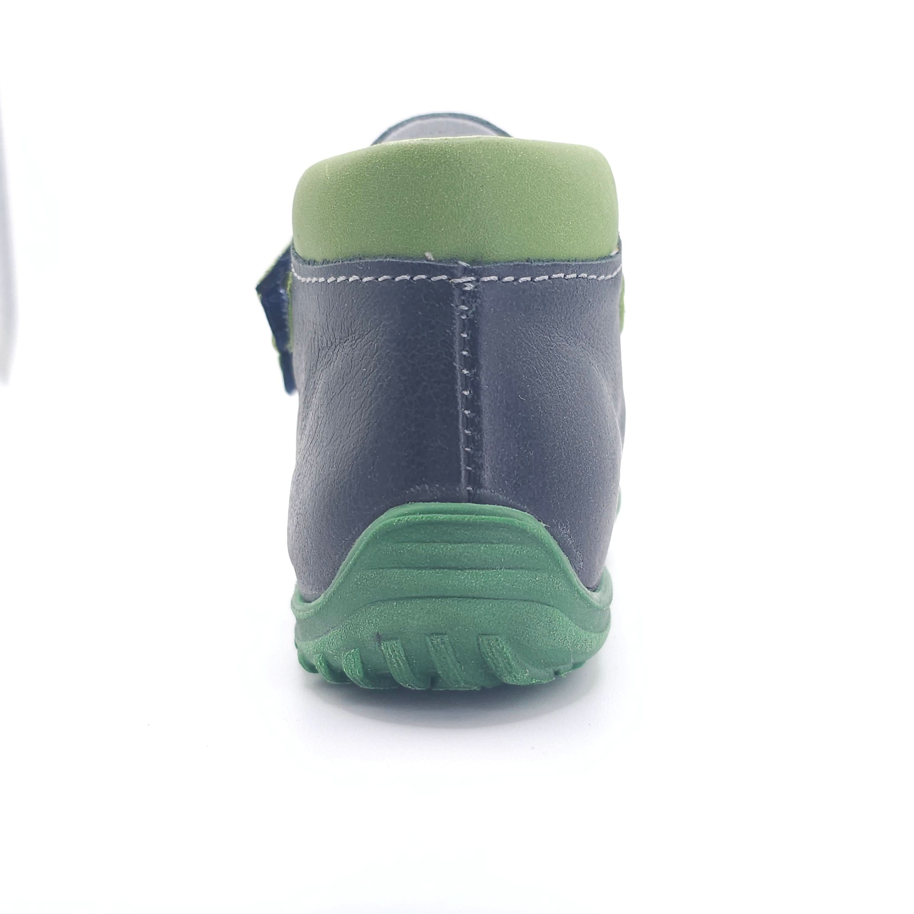 Boys Double Velcro Shoe In Green - Cover Baby LLC