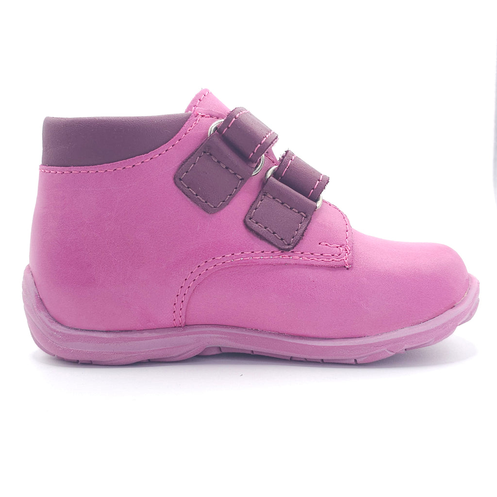 Girls Double Velcro Shoe In Pink - Cover Baby LLC