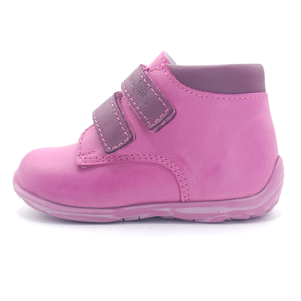 Girls Double Velcro Shoe In Pink - Cover Baby LLC