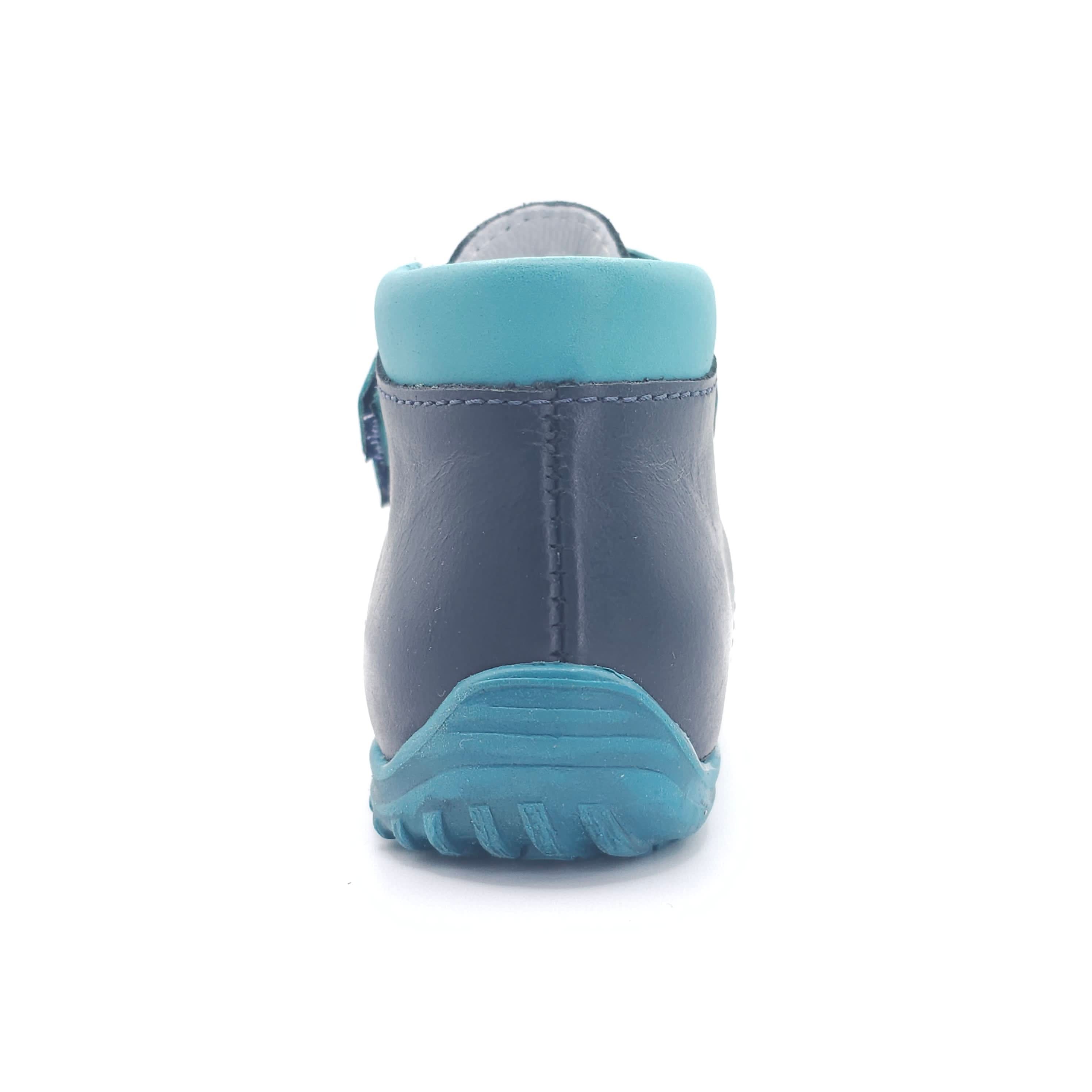 Boys Double Velcro Shoe In Blue and Black - Cover Baby LLC
