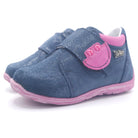 Girls Velcro Shoe In Navy and Pink - Cover Baby LLC