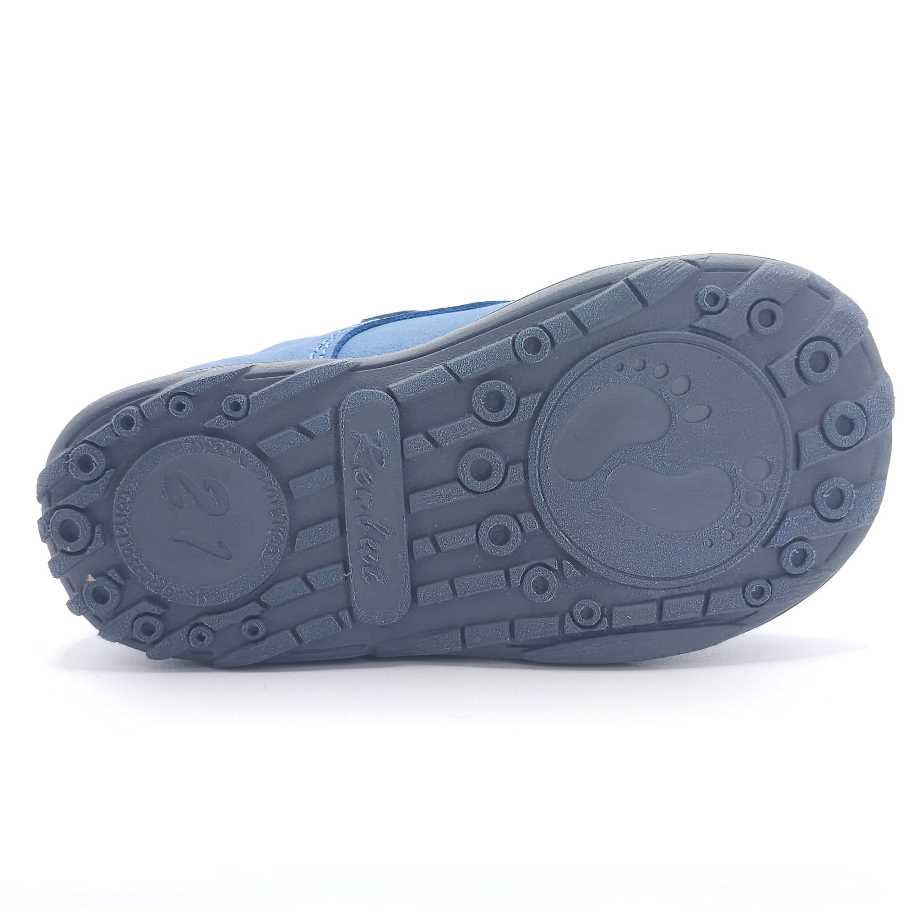 Boys Double Velcro Shoe In Blue - Cover Baby LLC