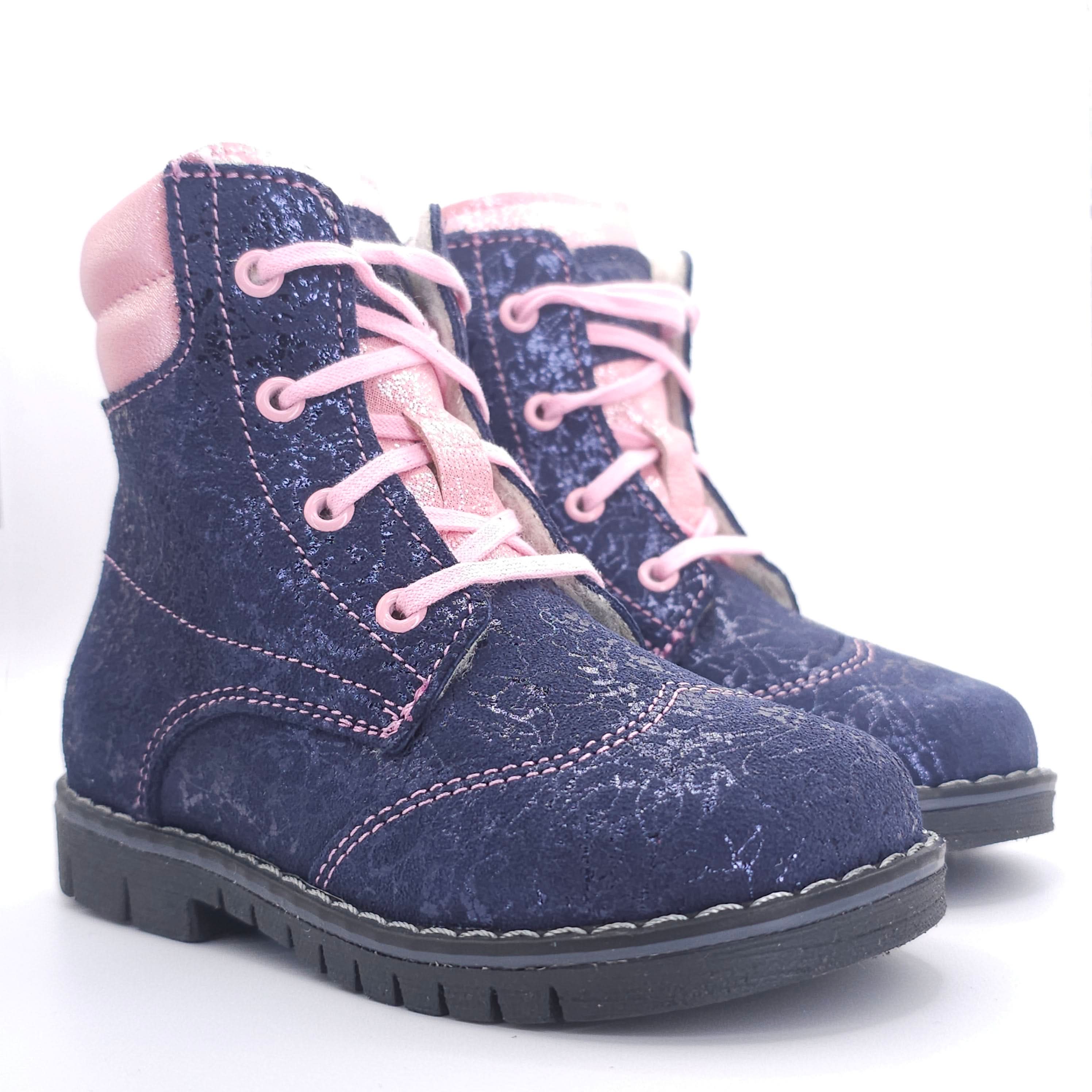 Girls Navy Winter Boot - Cover Baby LLC