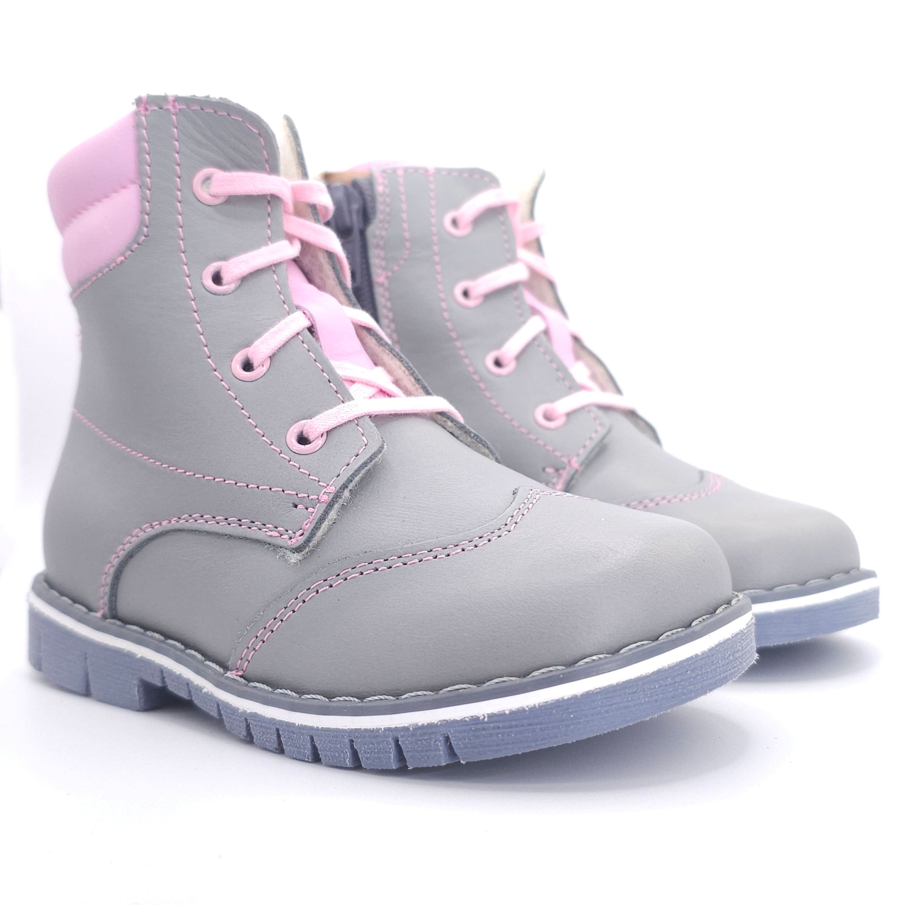 Girls Gray Winter Boot - Cover Baby LLC