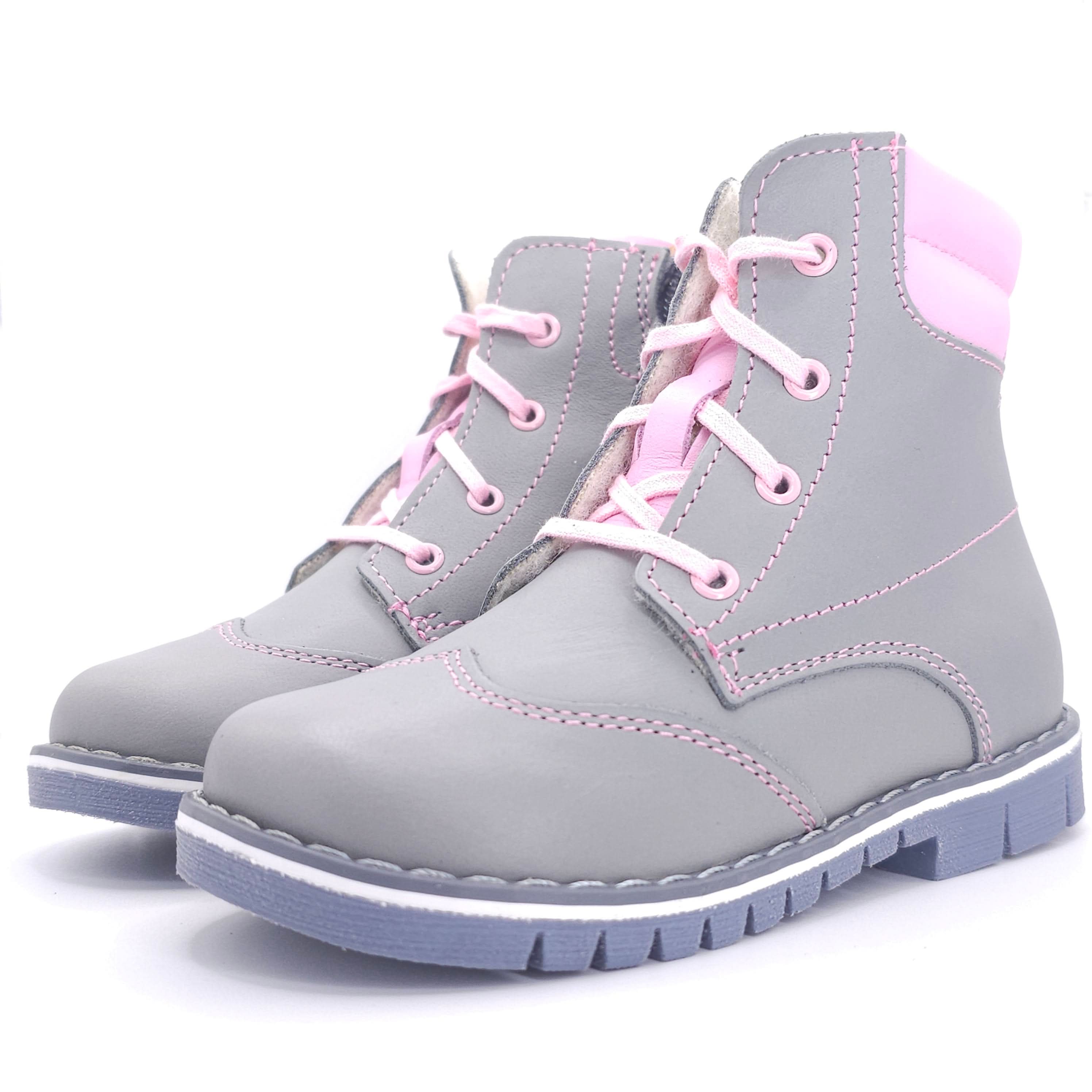 Girls Gray Winter Boot - Cover Baby LLC