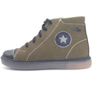 Boys Star Shoe In Olive - Cover Baby LLC