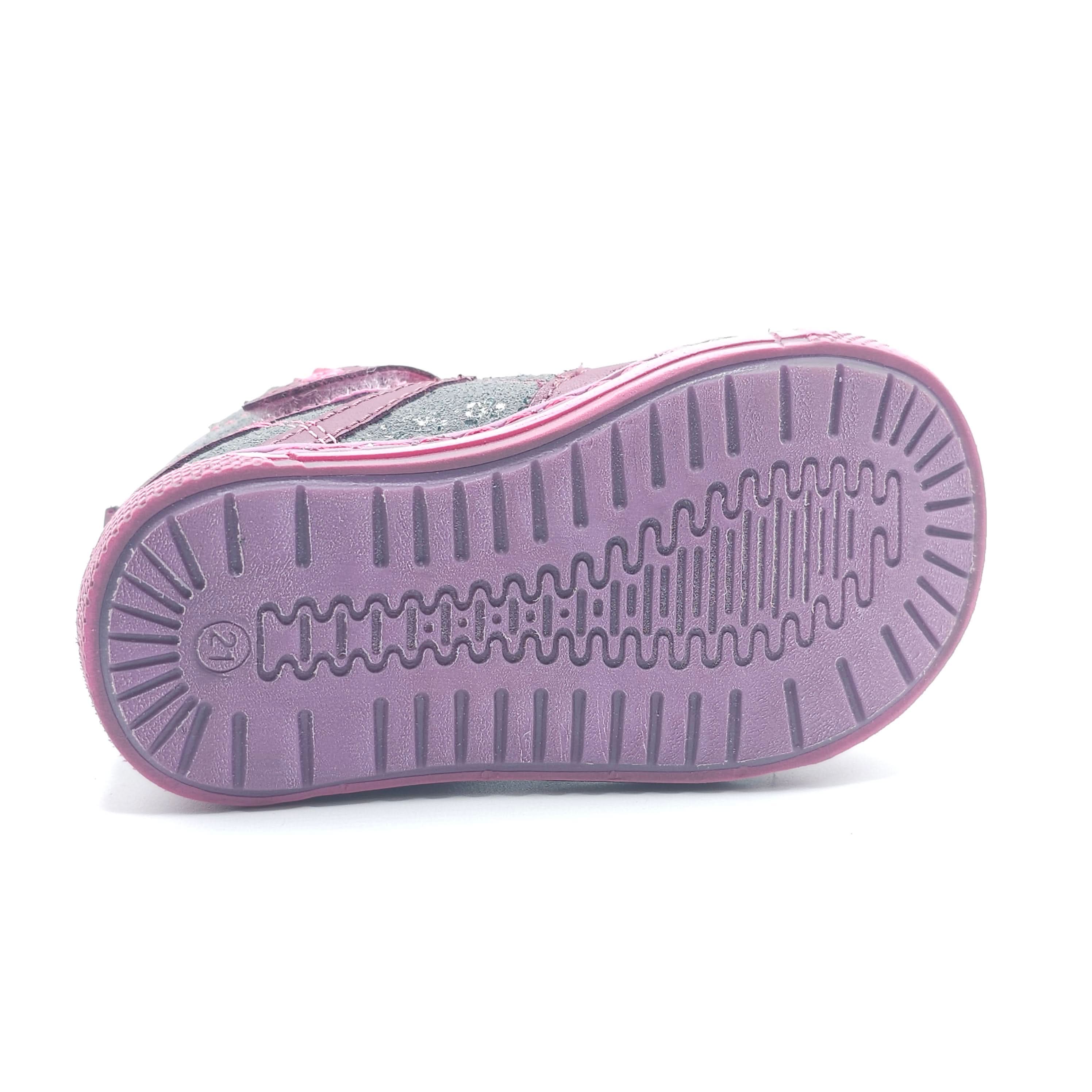 Girls High Zip Shoe In Purple - Cover Baby LLC