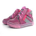 Girls High Zip Shoe In Purple - Cover Baby LLC