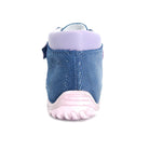 Girls Double Velcro Shoe In Navy and Purple - Cover Baby LLC