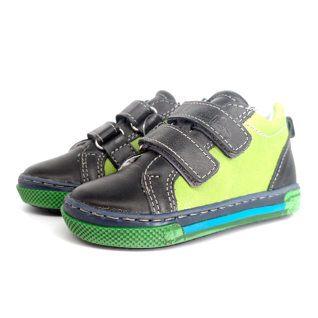 Boys Double Velcro Shoe In Light Green - Cover Baby LLC