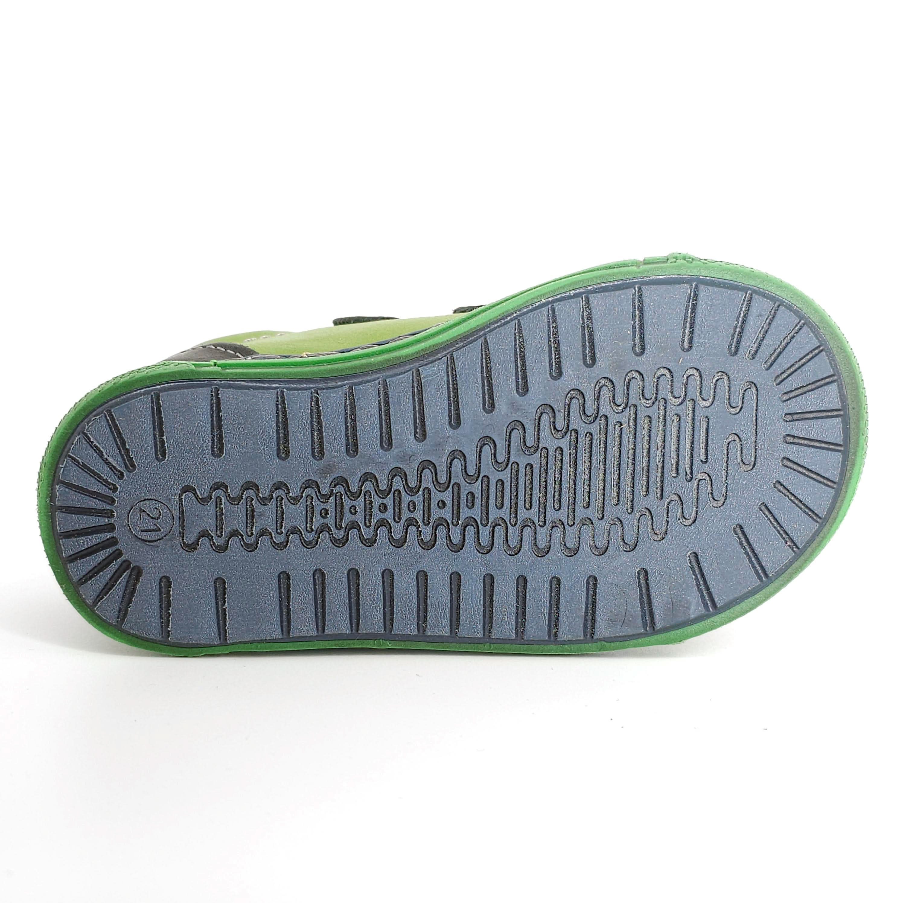 Boys Double Velcro Shoe In Light Green - Cover Baby LLC