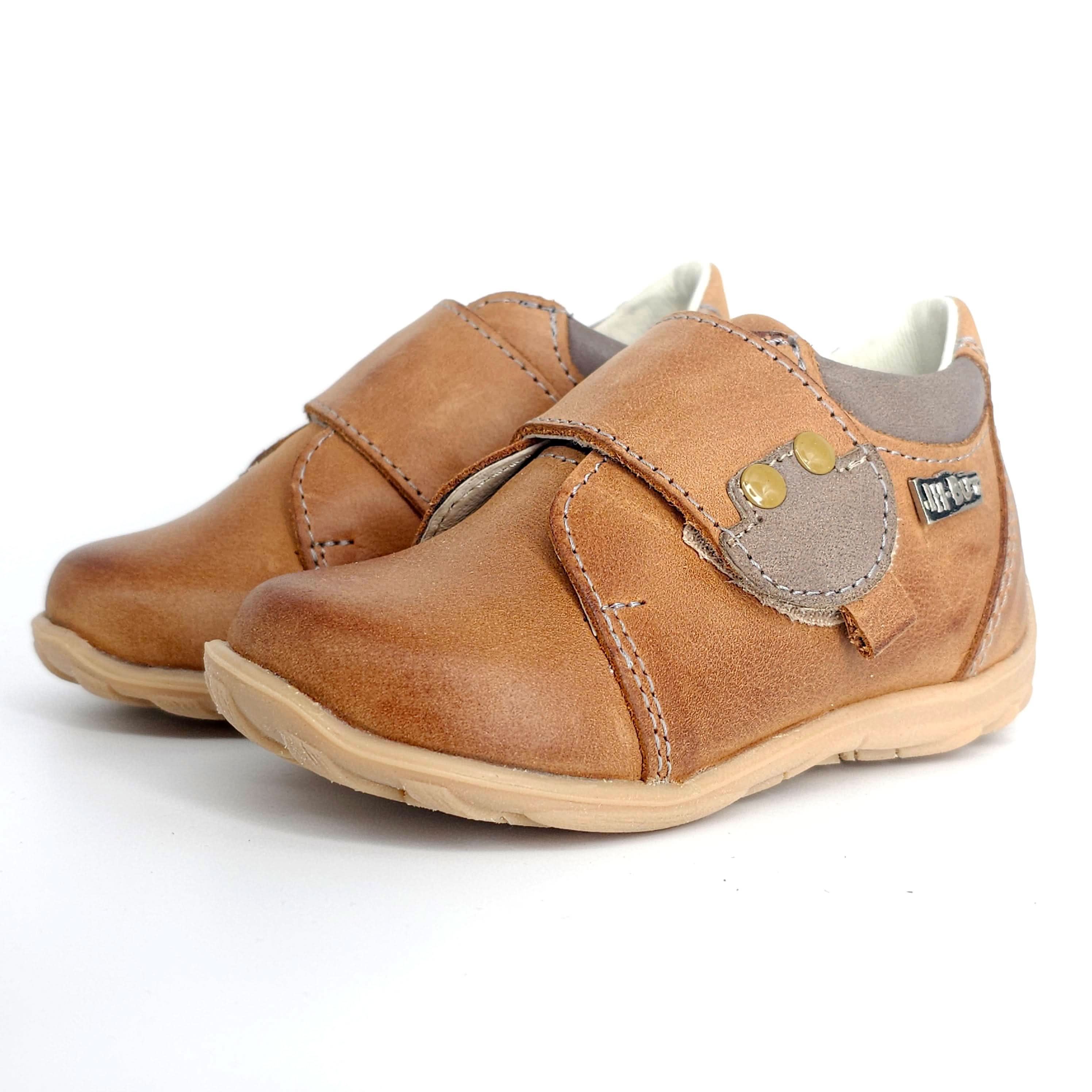 Boys Velcro Shoe In Brown - Cover Baby LLC