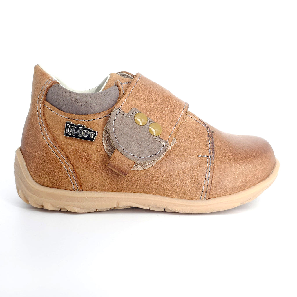 Boys Velcro Shoe In Brown - Cover Baby LLC