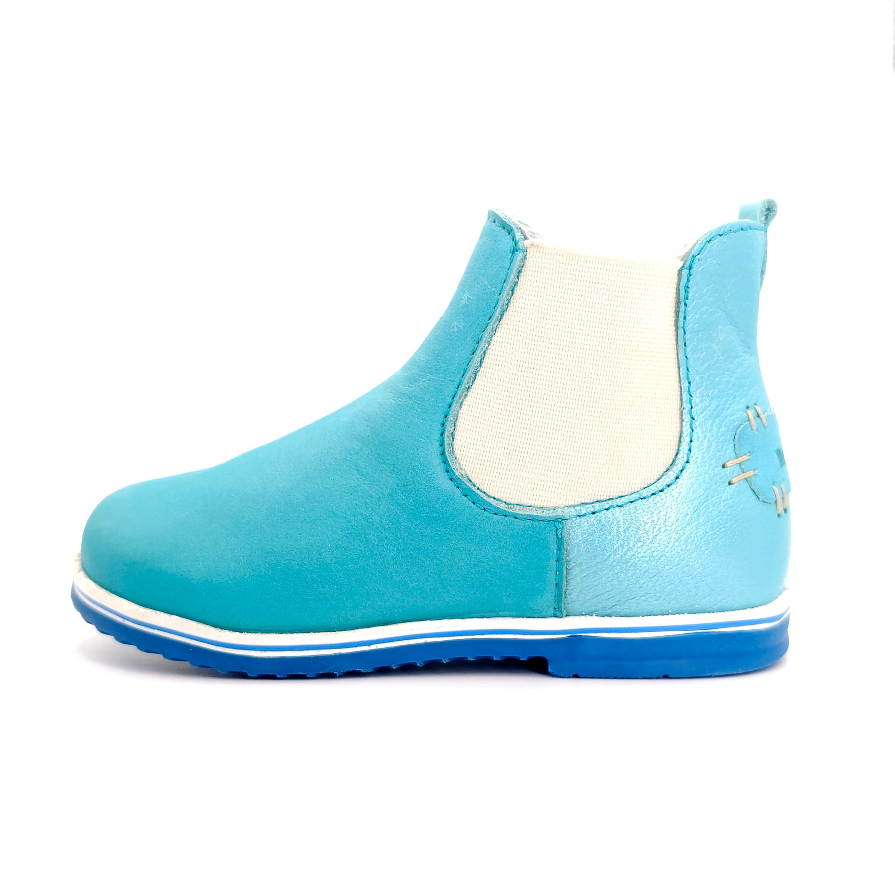 Girls Turquoise Chelsea Bootie - Cover Baby LLC