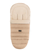 Beige Arctic Organic Wool Adjustable Footmuff - Cover Baby LLC