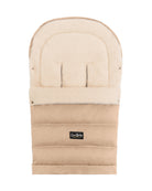 Beige Arctic Organic Wool Adjustable Footmuff - Cover Baby LLC