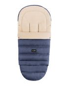 Navy Arctic Organic Wool Adjustable Footmuff - Cover Baby LLC