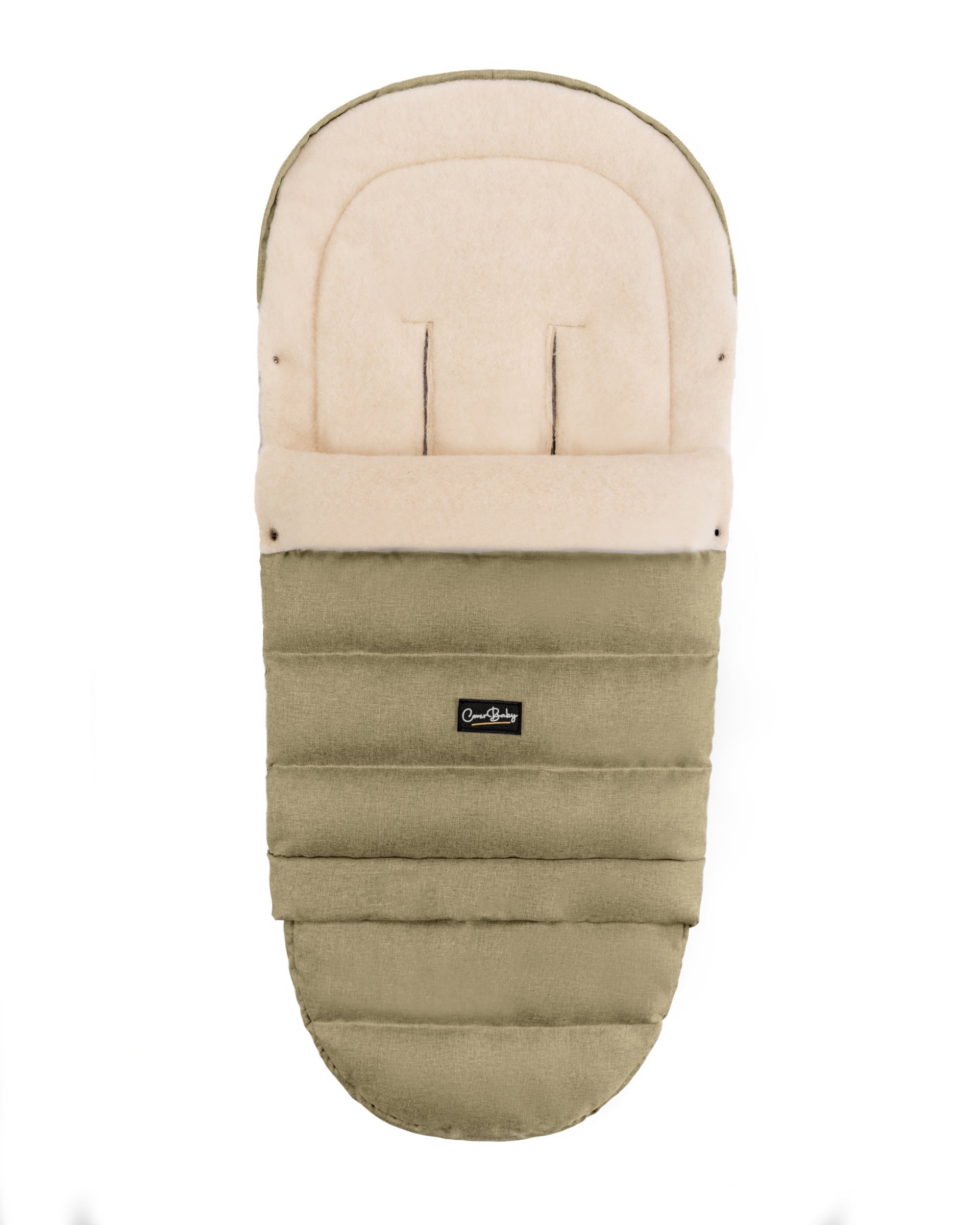 Olive Arctic Organic Wool Adjustable Footmuff – Cover Baby LLC