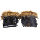 Black Premium Organic Beige Wool Handmuff - Cover Baby LLC