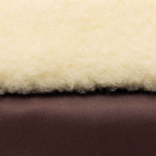 Chocolate Organic Wool Adjustable Footmuff - Cover Baby LLC