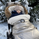 Pastel Gold Organic Premium Wool Adjustable Footmuff - Cover Baby LLC