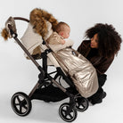 Pastel Gold Organic Premium Wool Adjustable Footmuff - Cover Baby LLC