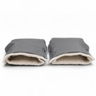 Gray Scandinavian Organic Wool Handmuff Gloves - Cover Baby LLC