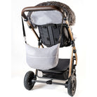 Pastel Gray Organic Premium Beige Wool Adjustable Footmuff - Cover Baby LLC