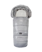 Pastel Dark Gray Organic Premium Wool Adjustable Footmuff - Cover Baby LLC