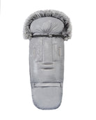 Pastel Dark Gray Organic Premium Wool Adjustable Footmuff - Cover Baby LLC