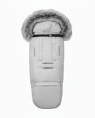 Pastel Gray Organic Premium Gray Wool Adjustable Footmuff - Cover Baby LLC