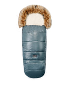 Pastel Hunter Green Organic Premium Wool Adjustable Footmuff - Cover Baby LLC
