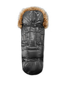 Pastel Black Organic Premium Beige Wool Adjustable Footmuff - Cover Baby LLC